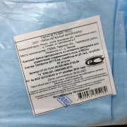Простыня 70х80см хир. н/ст одноразовая, спанбонд пл.25 г/кв.м, голубая, пачка №40, Гекса