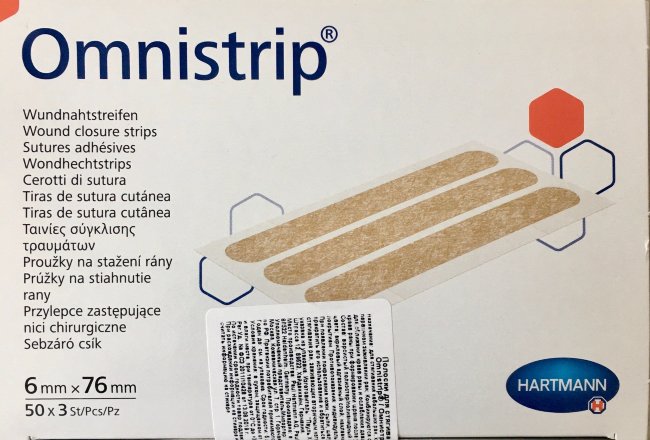 ОмниСтрип -Пластырь на операц. швы, сведения ран., стер., 6 х76мм (OMNISTRIP) 3 шт. (упак.150шт), №1 ОмниСтрип -Пластырь на операц. швы, сведения ран., стер., 6 х76мм (OMNISTRIP) 3 шт. (упак.150шт), №1