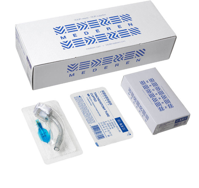 Трубка трахеостомическая с манжетой №8.5, с РКП, стер., Медерен (Mederen Neotech Ltd.) Израиль Трубка трахеостомическая с манжетой №8.5, с РКП, стер., Медерен (Mederen Neotech Ltd.) Израиль
