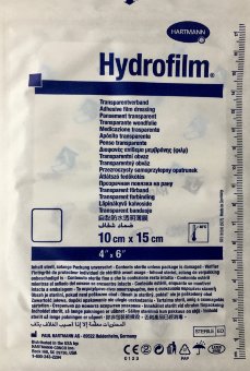 HydroFILM -Повязка пленочная самофиксирующая: 10х15см (упак. 50шт) №1 HydroFILM -Повязка пленочная самофиксирующая: 10х15см (упак. 50шт) №1
