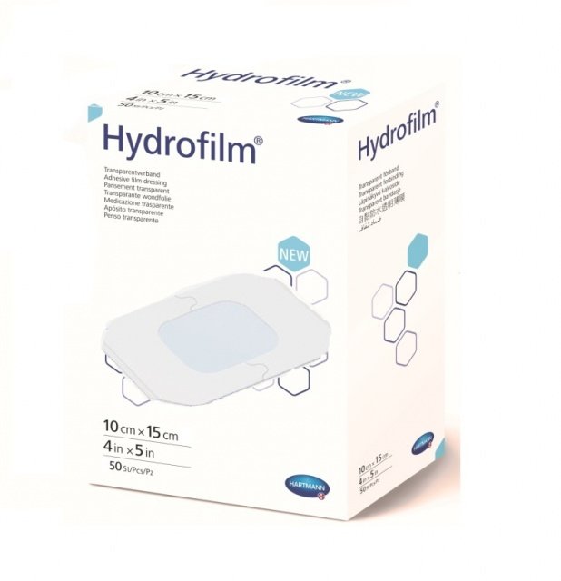 HydroFILM -Повязка пленочная самофиксирующая: 10х15см (упак. 50шт) №1 HydroFILM -Повязка пленочная самофиксирующая: 10х15см (упак. 50шт) №1