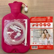 Грелка резиновая ГР -"Альфа" №2, тип Б (комбинированная), 2л, Альфапластик