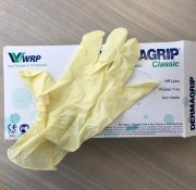 Перчатки н/ст латекс. смотр. текстур., р.L (8-9), неопудр., DERMAGRIP®Classic, 2-кр хлор., 50 пар