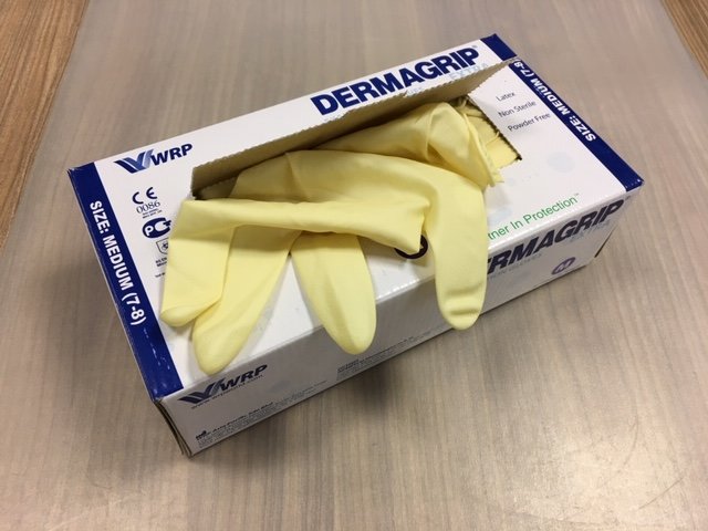 Перчатки н/ст латекс. смотр. текстур., р.L (р.8.5), НЕопудр., DERMAGRIP®EXTRA, особо-прочные (25пар) Перчатки н/ст латекс. смотр. текстур., р.L (р.8.5), НЕопудр., DERMAGRIP®EXTRA, особо-прочные (25пар)