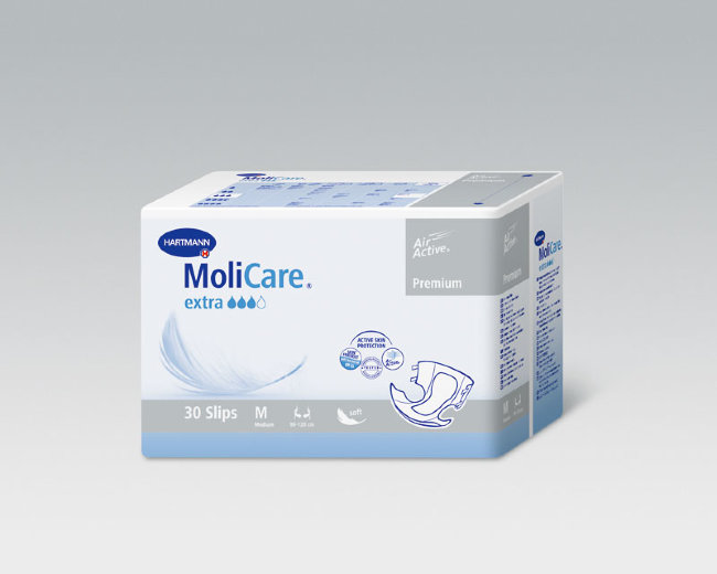 MoliCare Premium Extra soft_Недержание средней и тяжелой степени, M(90-120см) №30