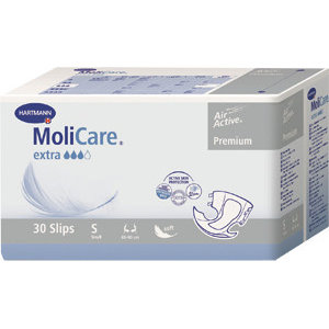 MoliCare Premium Extra soft_Недержание средней и тяжелой степени, S(60-90см) №30