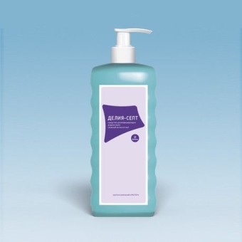 Мыло жидкое Делия-септ, 1л с ДОЗАТОРОМ (кожный антисептик)