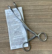 Языкодержатель для взрослых 170мм, зажим Коллин (Collin), Я-4, арт.43-332, Пакистан